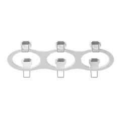 217636 Рамка INTERO 16 Triple ROUND БЕЛЫЙ Lightstar