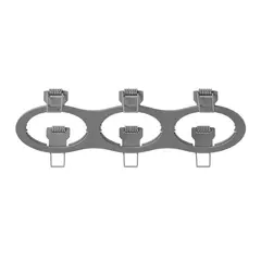 217639 Рамка INTERO 16 Triple ROUND СЕРЫЙ Lightstar