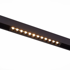 ST361.436.12 Магнитный трековый светильник Черный LED 1*12W 3000K 1 009Lm Ra>80 36° IP20 L222xW22xH44 48V