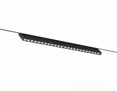 Светильник светодиодный трековый Magnetic 48V 10mm GL2365 BK черный IP20 20W 3CCT 3000-6400K 400*10*73