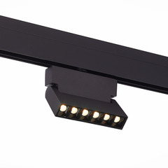 ST362.436.06 Магнитный трековый светильник Черный LED 1*6W 3000K 532Lm Ra>80 36° IP20 L120xW22xH134 48V