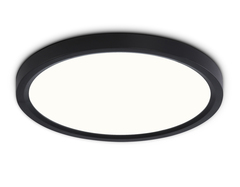 Светильник светодиодный ультратонкий FZ1904 BK черный IP54 20W 3000K-6500K CCT-переключатель D300*25 (Без ПДУ)