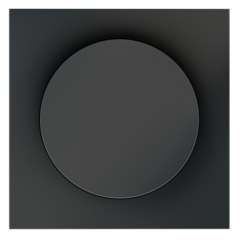 VLS002007 Накладка для светорегулятора поворотно-нажимного, S70 (графит). (ТМ Maytoni)