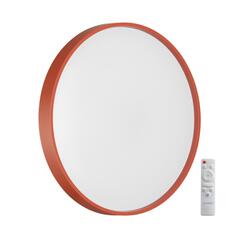 7744/EL COLOR SN Светильник светодиодный потолочный пластик/белый/красный LED 70Вт 3000-6000К D480 IP43 пульт ДУ MAVIC
