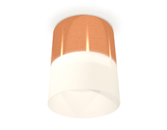 Комплект накладного светильника с акрилом XS8122011 PPG/FR золото розовое полированное/белый матовый GX53 (C8122, N8402)