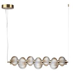 5095/24L L-VISION ODL25 359 латунный/янтарный градиент/металл/стекло Подвес линейный LED 24W 4000K 2686Лм BRUCO