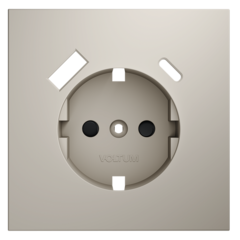 VLS001003 Накладка для розетки с заземлением и защитными шторками, с USB A+C, S70 (кашемир). (ТМ Maytoni)