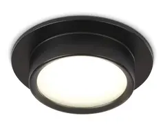 Светильник встраиваемый TN6735 BK черный IP44 GX53 D110*57