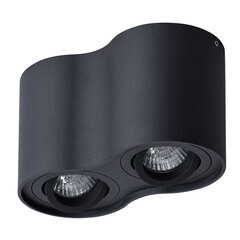 Точечный накладной светильник Arte Lamp FALCON A5645PL-2BK, 2хGU10