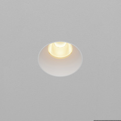 Встраиваемый светильник Dip 2700K 10Вт 50° 2,5 см, DL119-10W-2.7K-TRS-W. TM Maytoni