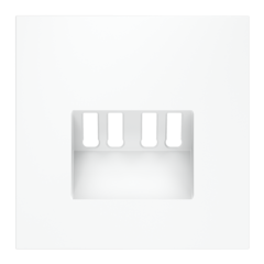 VLS001502 Накладка для розетки акустической 4-местной , S70 (белый матовый). (ТМ Maytoni)