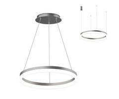 08212,12A(4000K) Подвес Тор матовый никель d40 h150 Led 23W (4000K) 2 типа крепления