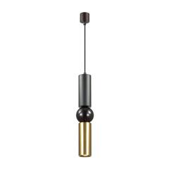 4074/5L L-VISION ODL19 475 черный/золото Подвес GU10 1*5W SAKRA