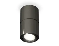 Комплект накладного поворотного светильника XS7403060 DCH/PBK черный хром/черный полированное MR16 GU5.3 (C7403, A2071, C7403, N7002)