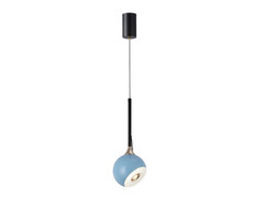 07529-1A,05 Подвес Тимо голубой d12 h165 Led 8W (4000K) с лифтом