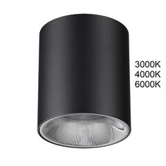 7138/12CL HIGHTECH ODL26 Потолочный светильник черный/металл IP20 LED 12W 840Лм 3000K/4000K/6000K  36° 220-240V BRIM