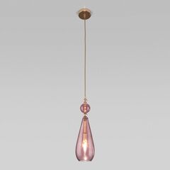 Подвесной светильник со стеклянным плафоном 50202/1 пурпурный