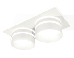 Комплект встраиваемого светильника XC7635042 SWH/FR белый песок/белый матовый MR16 GU5.3 (C7635, N7141)