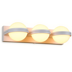 Настенный светодиодный светильник с выключателем FW557/3 SWH белый песок LED 3000K 15W 370*80*138