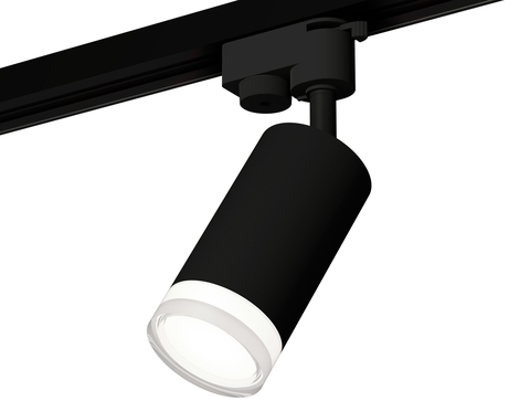 Комплект трекового светильника XT6323130 SBK/FR/CL черный песок/белый матовый/прозрачный MR16 GU5.3 (A2521, C6323, N6241)