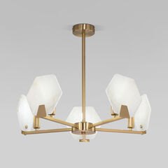 Умный потолочный светильник 60158/5 латунь