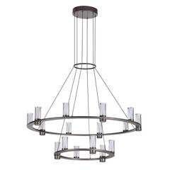 7143/110L HIGHTECH ODL26 Подвесной светильник  черный gun powder/акрилл/металл IP20 LED 93W 5960Лм 3000K 220V DEFANCE