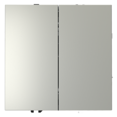 VLS020505 Перекрестный переключатель встраиваемый VOLTUM S70 двухклавишный 10А, (сталь). (ТМ Maytoni)