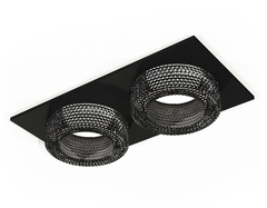 Комплект встраиваемого светильника XC7636021 SBK/BK черный песок/тонированный MR16 GU5.3 (C7636, N7192)