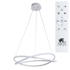 Подвесная люстра Arte Lamp SWING A2522SP-2WH, 1хLED