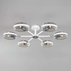 Умный потолочный светильник в стиле лофт 70121/6 белый Smart, E14х6