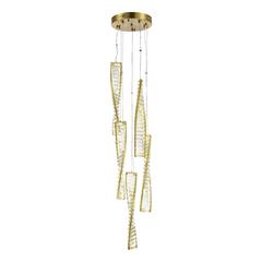 SL6205.303.05 Светильник подвесной ST-Luce Латунь/Прозрачный LED 1*55W 3000K