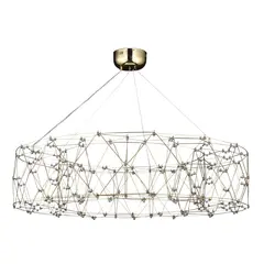 SL6602.203.72 Светильник подвесной ST-Luce Золотистый/Прозрачный LED 1*72W 4000K