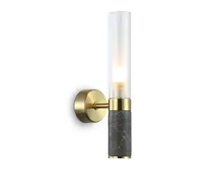 Светильник настенный LH53357 GD/CL/WH золото/прозрачный/белый G9 max 40W 100*60*250