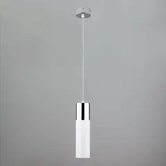 Светильник лофт подвесной со светодиодами 50135/1 LED хром/белый, LED