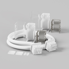 Двусторонний коннектор питания с проводом (30 см) для гибкого неона 17x12 мм 432013. TM Maytoni