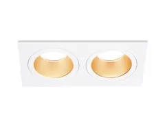 Светильник встраиваемый TN102831/2 WH/GD белый/золото GU5.3/2 178*93*50