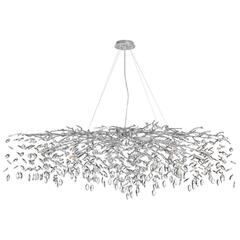 4970/16 HALL ODL24 615 матов.серебристый/алюмин./хрусталь Люстра G9 16*40W DELICA