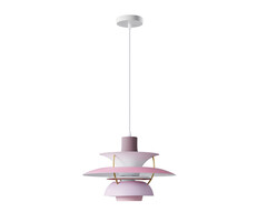 07826-40,10 Подвес Дейси розовый d40 h150 E27 1*40W
