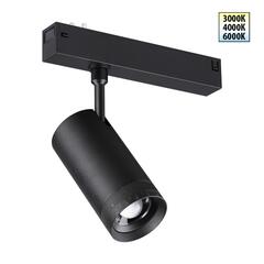 359961 PORT NT25 224 черный Трековый светильник с переключ. цв. темпер. IP20 LED 15W 3000К\4000К\6000К 90-240V VECTOR