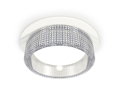 Комплект встраиваемого светильника XC8050030 SWH/CL белый песок/прозрачный GX53 (C8050, N8480)