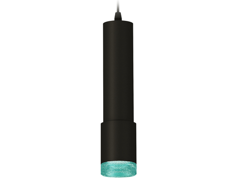 Комплект подвесного светильника XP7422004 SBK/BL черный песок/голубой MR16 GU5.3 (A2302, C6356, A2030, C7422, N7194)