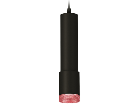 Комплект подвесного светильника XP7422003 SBK/PI черный песок/розовый MR16 GU5.3 (A2302, C6356, A2030, C7422, N7193)