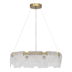 SL6021.203.54 Светильник подвесной ST-Luce золотистый/прозрачный LED 1*54W 4000K