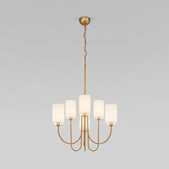 Умная подвесная люстра 60164/6 латунь