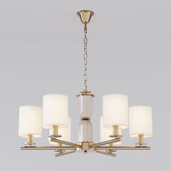 Умная подвесная люстра 60146/6 латунь