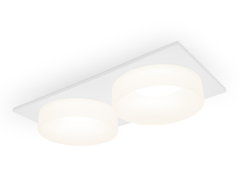 Встраиваемый точечный светильник с акрилом TN1317/2 SWH/FR белый песок/белый матовый GU5.3 182*92*45