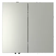 VLS020505 Перекрестный переключатель встраиваемый VOLTUM S70 двухклавишный 10А, (сталь). (ТМ Maytoni)