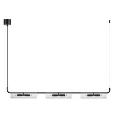 6561/6 SUSPENTIONI LN25 черный/прозрачный/металл/стекло Подвес G9 6*20W 220V TORONTO