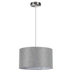 8251/2 MODERNI LN26 530  никель/серый, металл/текстиль Подвес Е27 2*60W 220V NIKKI