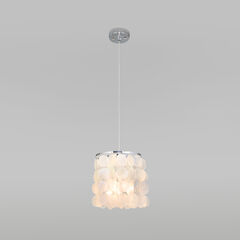 Подвесной светильник с перламутром 60185/1 хром/перлаиутр